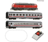 Roco 5100016 - H0 - Analog Start Set Personenzug Diesellok BR 218 mit GEOLINE, DB AG, Ep. VI